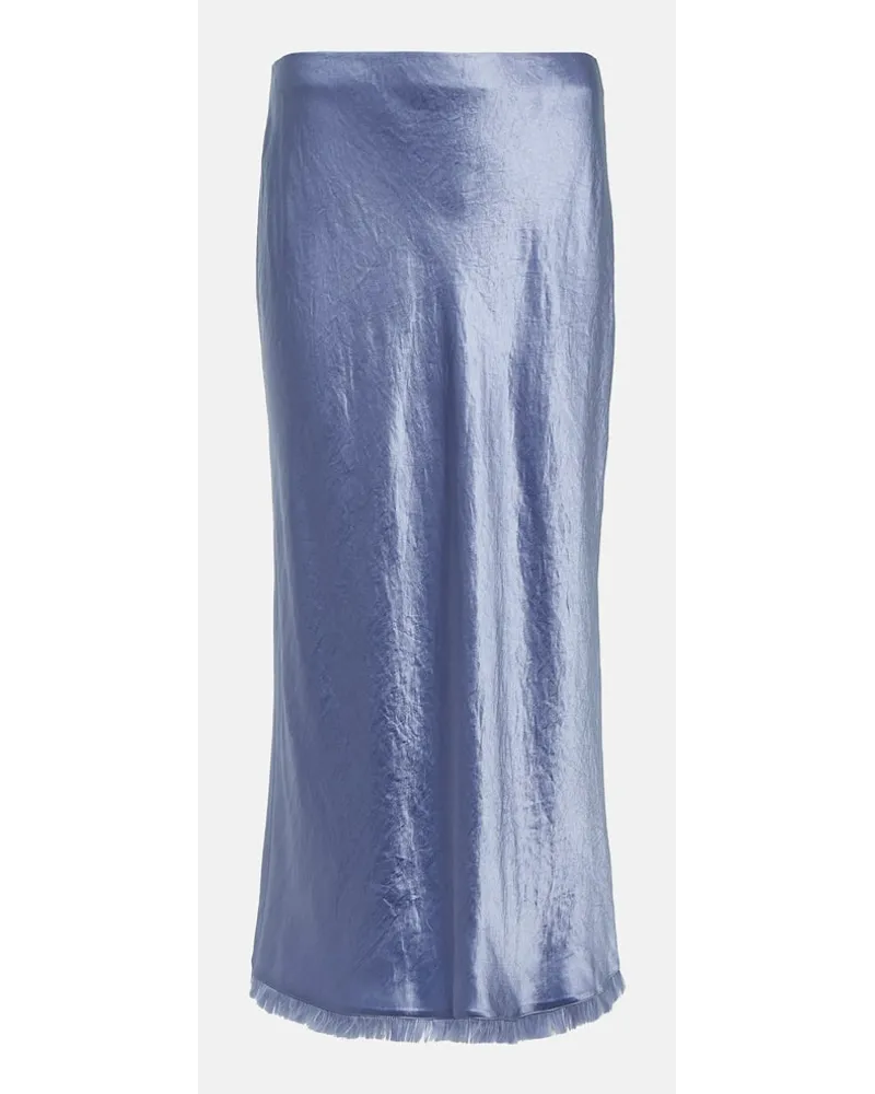 Vince Gonna midi in raso Blu