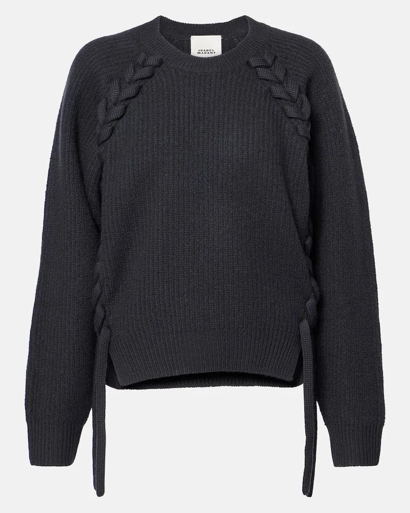 Isabel Marant Pullover Noelia in lana intrecciata Grigio