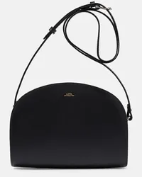 A.P.C. Borsa a tracolla Demi Lune in pelle Nero