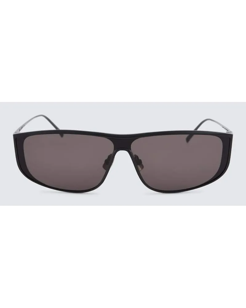 Saint Laurent Occhiali da sole rettangolari Luna Nero