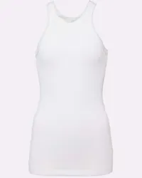 SPORTMAX Top Nastie in cotone e misto seta Bianco