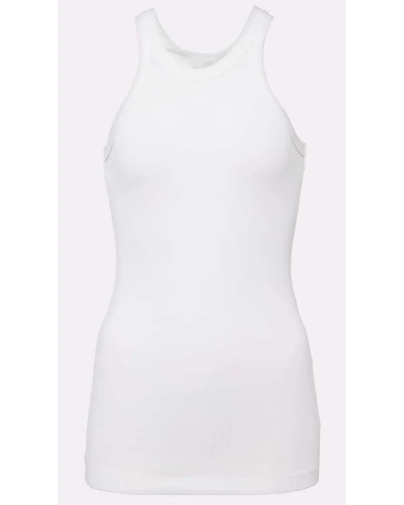 SPORTMAX Top Nastie in cotone e misto seta Bianco