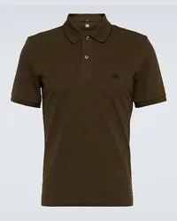 C.P. Company Polo in misto cotone piqué Grigio