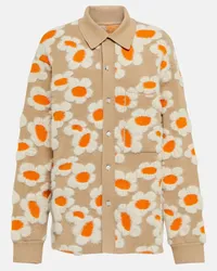 Jacquemus Cardigan Neve con motivo floreale Multicolore