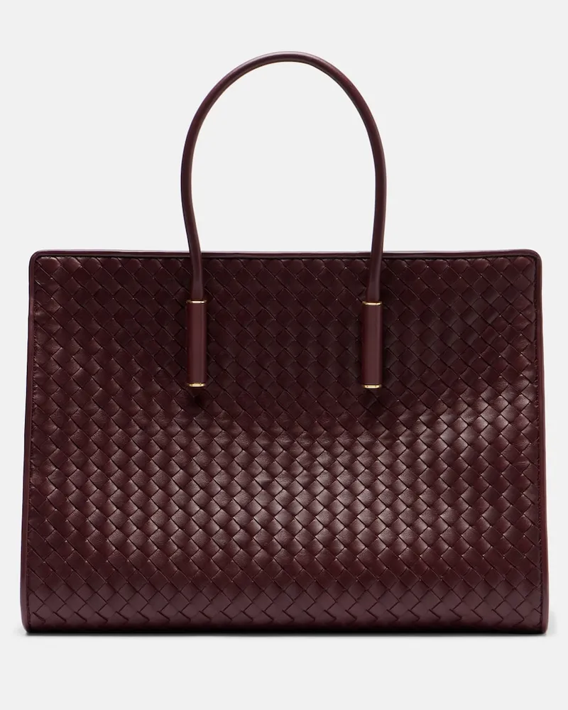Bottega Veneta Borsa Barbara Medium in pelle Borgogna