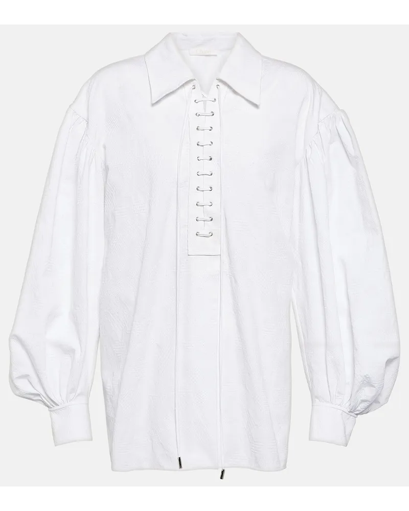 Chloé ChloÃ© Blusa in cotone Bianco