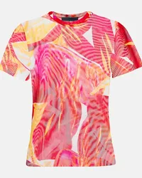 Louisa Ballou T-shirt Beach con stampa Multicolore