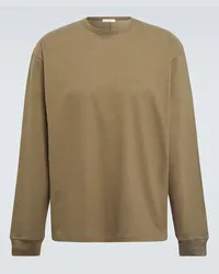 The Row Top in jersey di cotone Beige