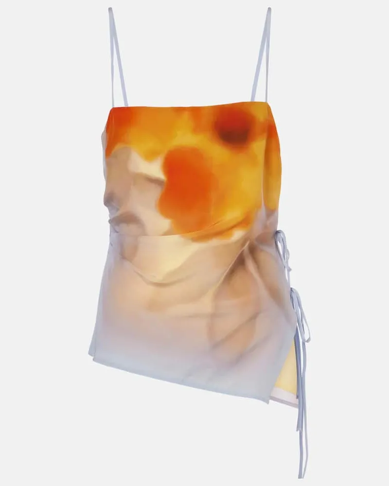 SIR Camisole Serene in seta con stampa Multicolore