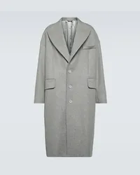 Dolce & Gabbana Cappotto in misto lana Grigio