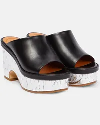 Chloé Chloé Mules con plateau Oli in pelle Nero