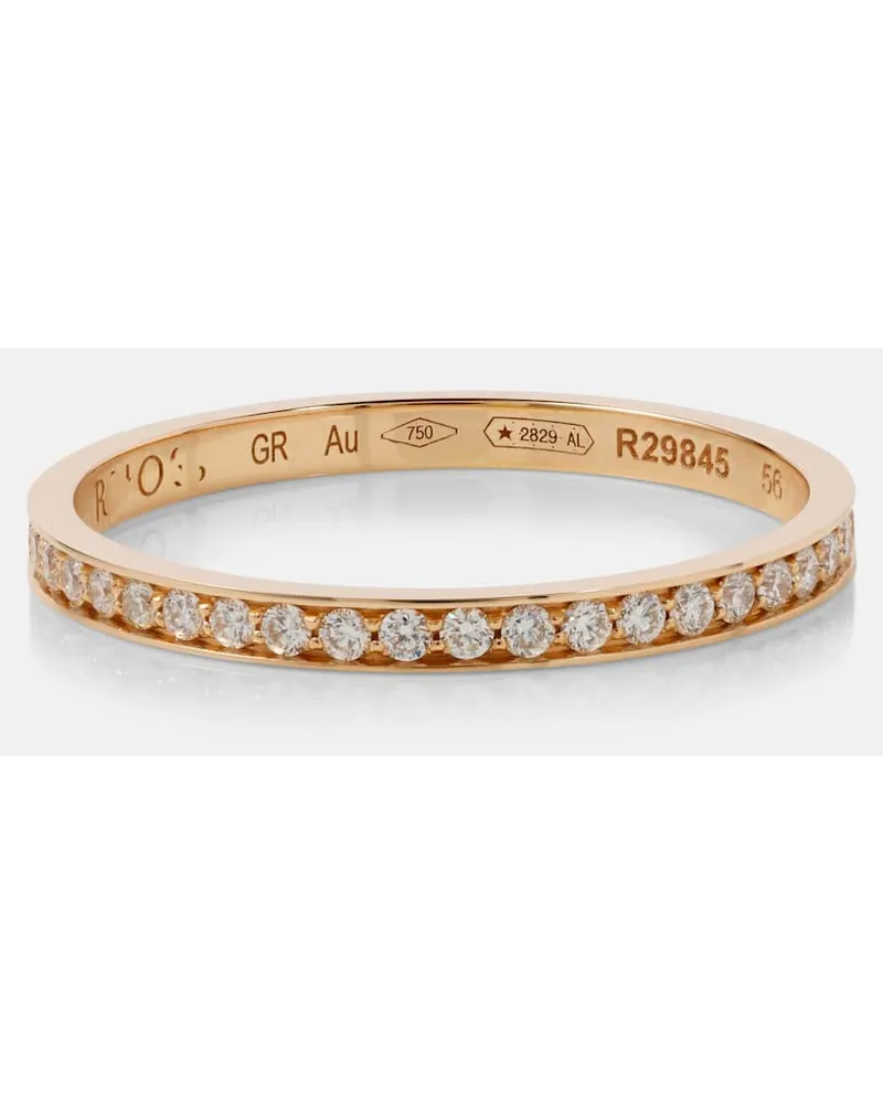 Repossi Bridal - Anello in oro rosa 18kt con diamanti Rosa