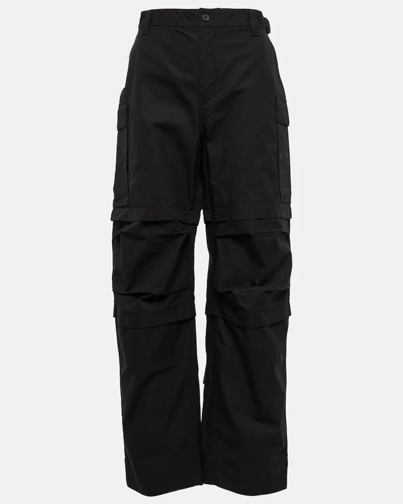WARDROBE.NYC Pantaloni cargo in cotone Nero