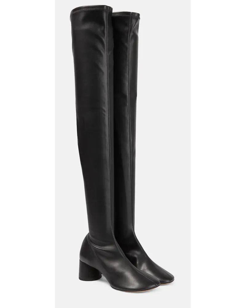 Proenza Schouler Stivali cuissardes Glove in similpelle Nero