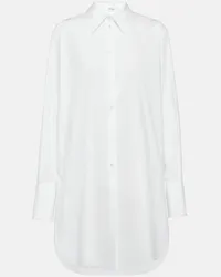 The Row Camicia oversize Astrea in popeline Bianco