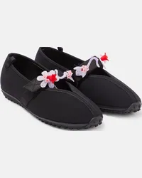 Cecilie Bahnsen Ballerine con decorazioni Nero