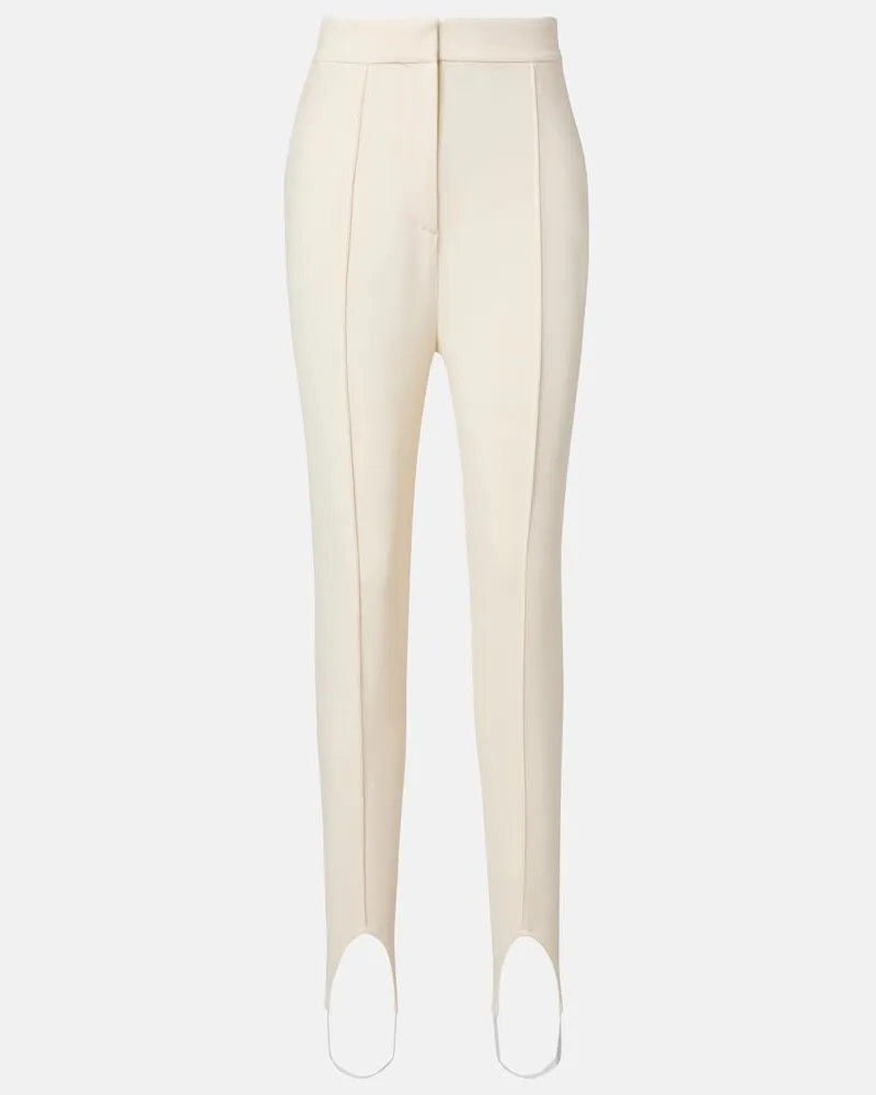 Stella McCartney Leggings in jersey con staffa Beige