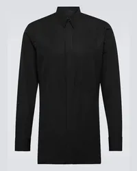 Givenchy Camicia in popeline di cotone Nero