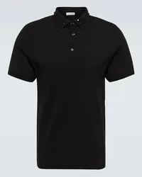 Valentino Garavani Polo Rockstud in cotone Nero