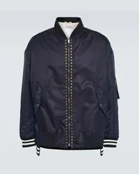 Valentino Garavani Bomber Rockstud Untitled Blu