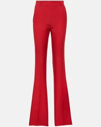 Valentino Garavani Pantaloni flared in Crêpe Couture Rosso