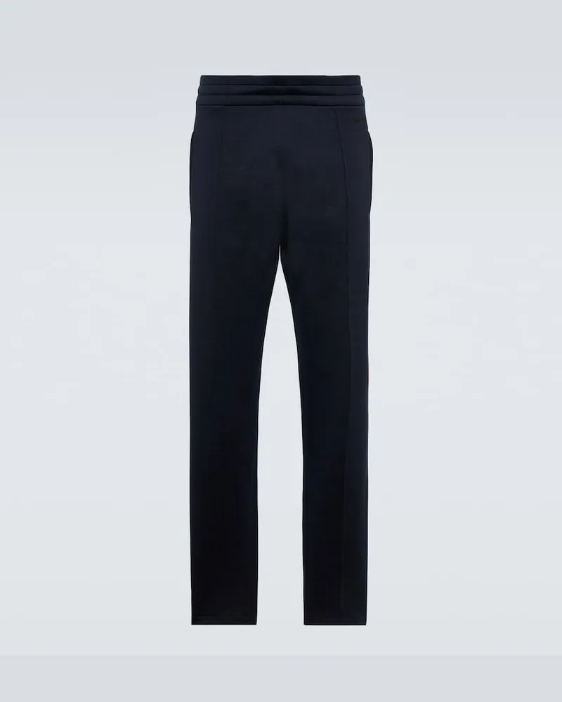 Burberry Pantaloni sportivi a righe Blu