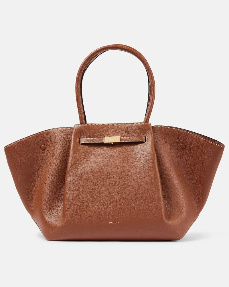 DeMELLIER Borsa New York in pelle Beige