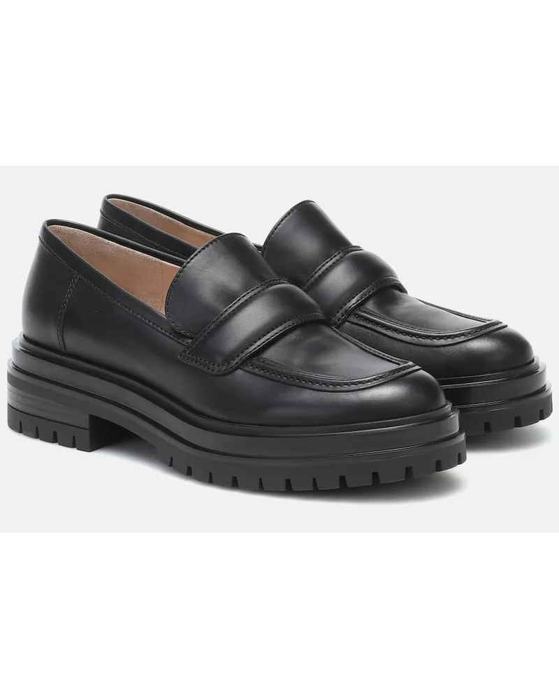 Gianvito Rossi Mocassini in pelle Nero