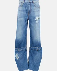 J.W.Anderson Jeans a gamba larga e vita alta Blu