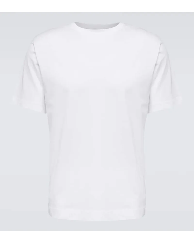 Dries van Noten T-shirt Hertz in jersey di cotone Bianco