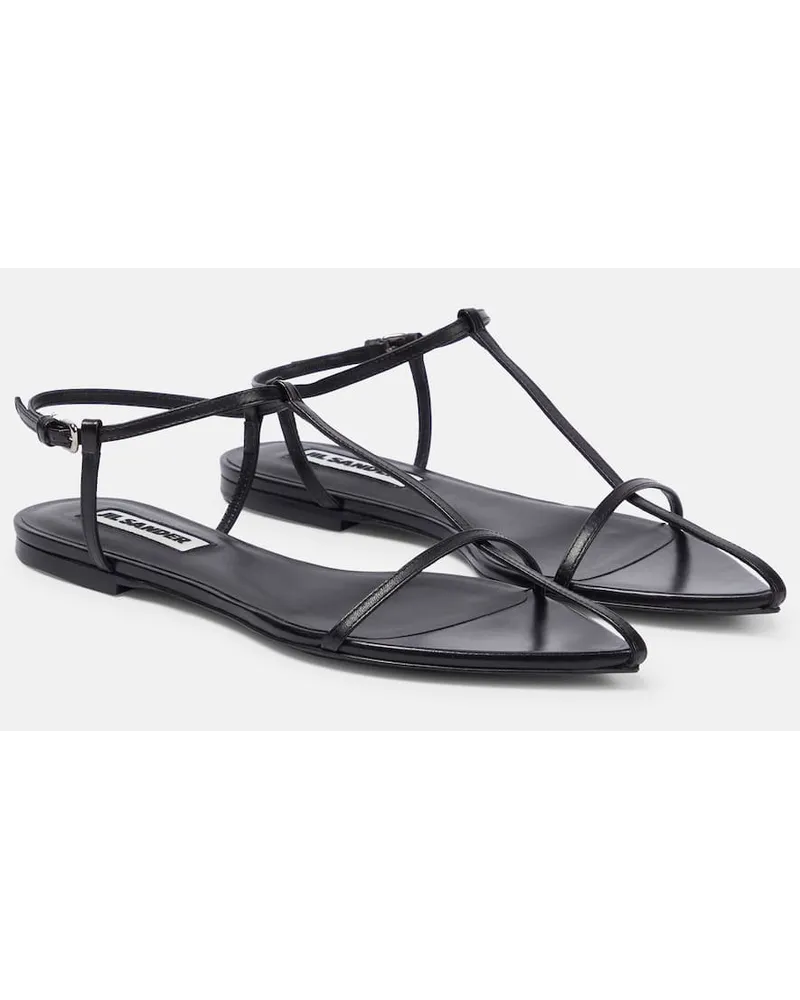 Jil Sander Sandali Tripton in pelle Nero
