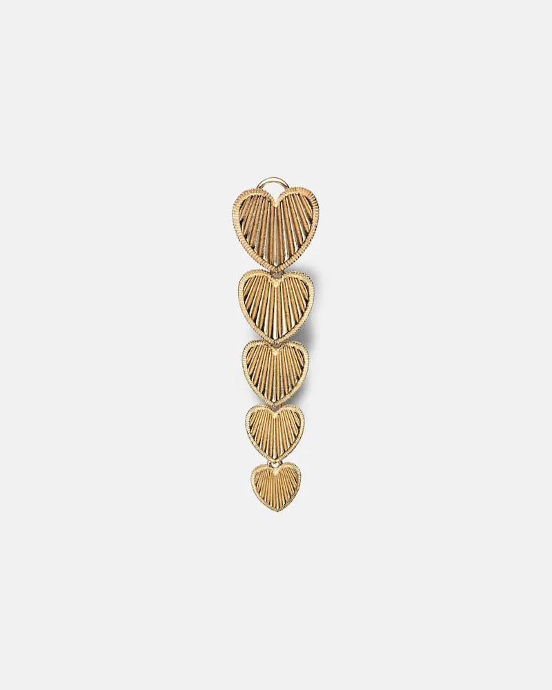 FOUNDRAE Orecchino singolo True Love in oro 18kt Oro