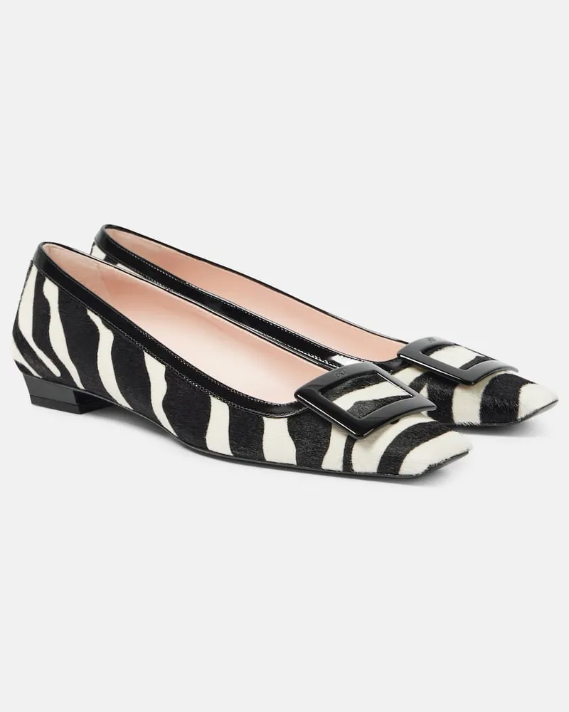 Roger Vivier Ballerine Belle Vivier in cavallino Multicolore