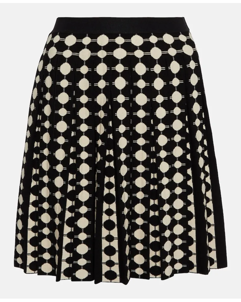 Tory Burch Minigonna in jacquard a pois Multicolore