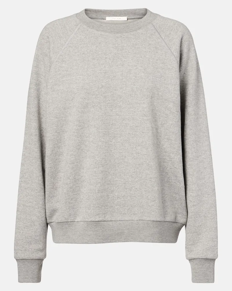 The Row Felpa Eulalia in cotone e cashmere Grigio