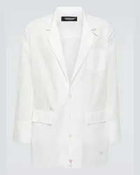 Undercover Giacca camicia in cotone Bianco