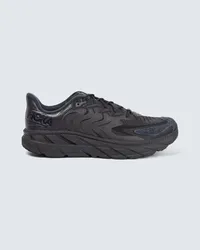 HOKA ONE ONE Sneakers Clifton LS in mesh con pelle Nero