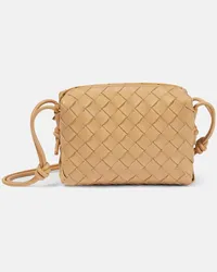 Bottega Veneta Borsa Loop Mini Camera Bag in pelle Marrone