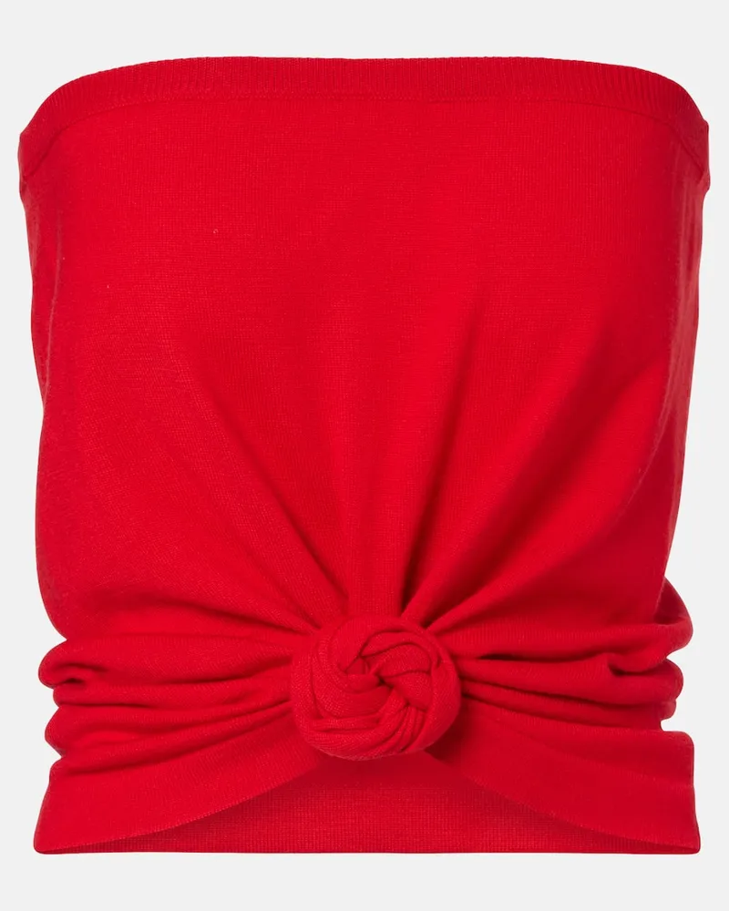 Magda Butrym Top in lana Rosso