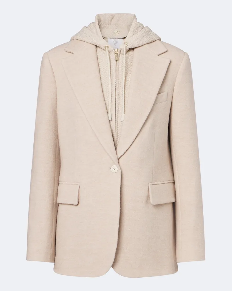 Eleventy Giacca in lana Beige