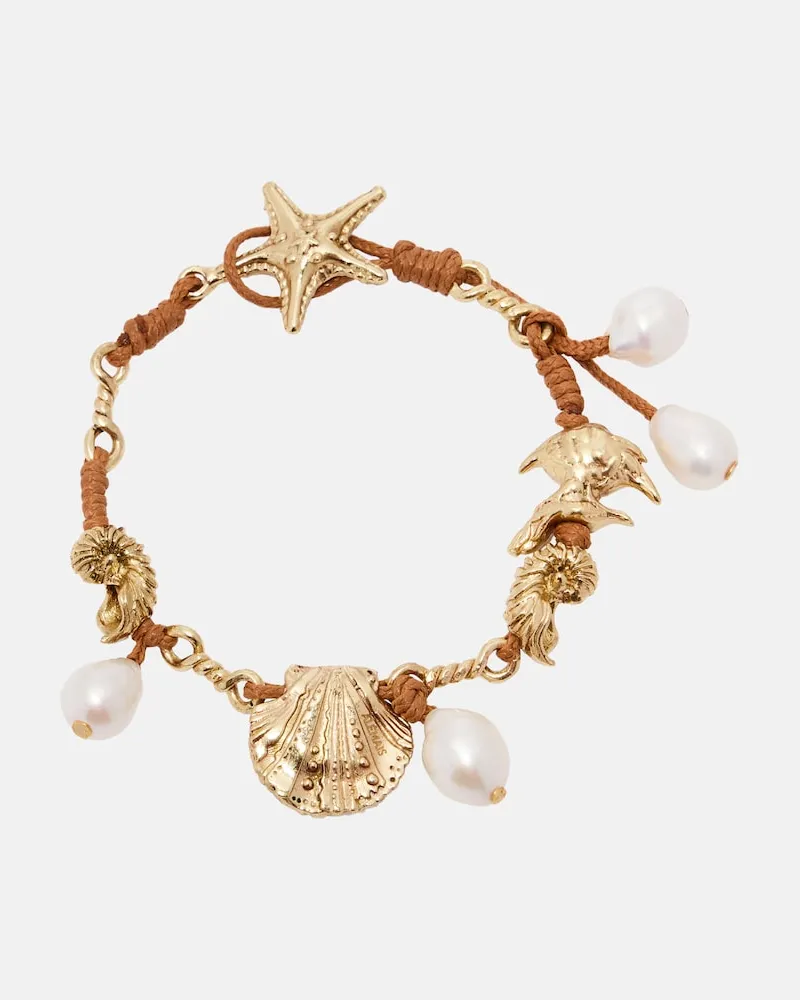 ALEMAIS AlÃ©mais Bracciale con charm e perle bijoux Oro