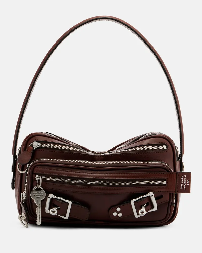 Acne Studios Borsa a spalla Camero Party in pelle Marrone