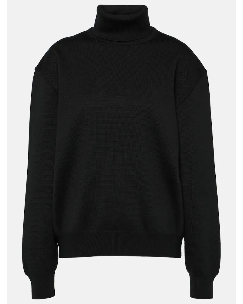 Alaïa AlaÃ¯a Dolcevita in misto lana Nero