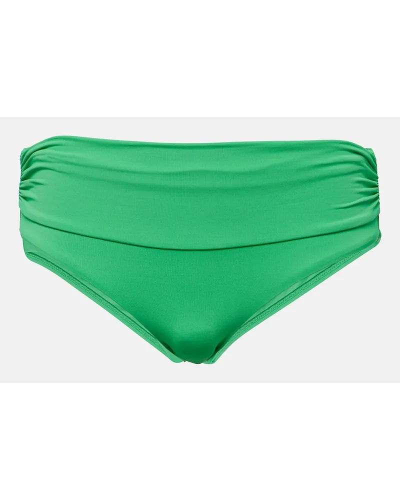 Melissa Odabash Slip bikini Bel Air con ruches Verde