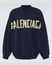 Balenciaga Felpa in cotone Blu