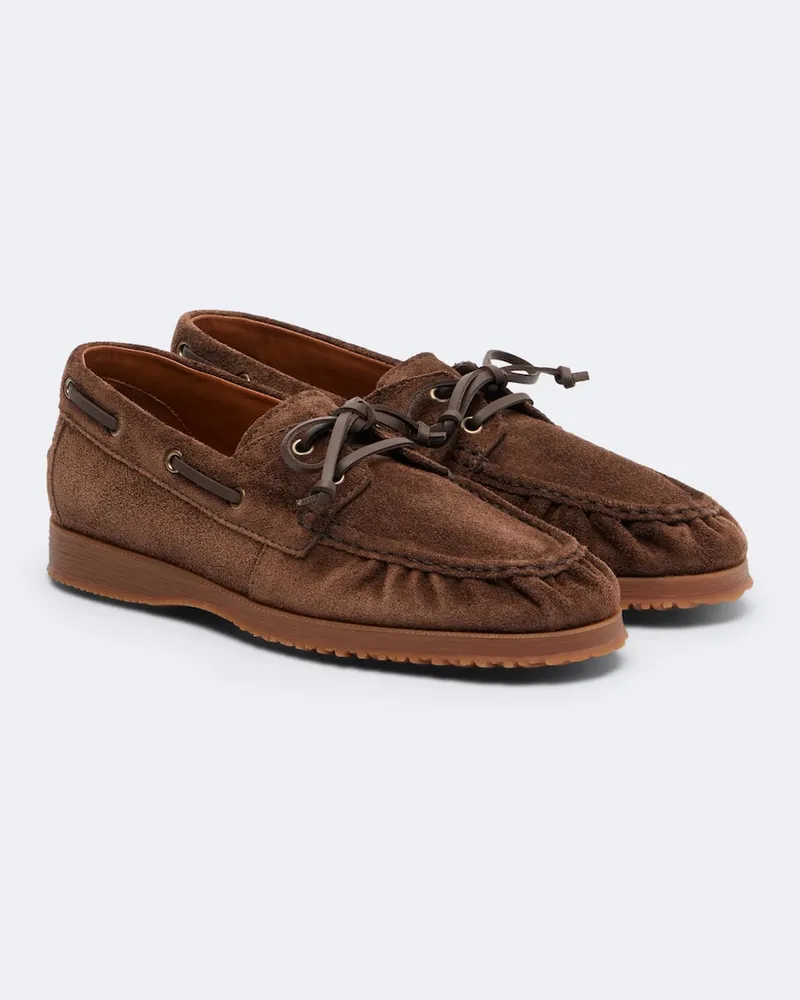 Hogan Mocassini in suede Marrone