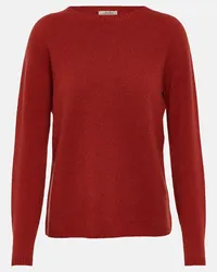 Max Mara Pullover in misto cashmere e lana Arancione