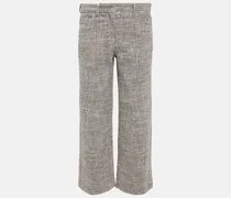 Pantaloni cropped Lira in misto cotone