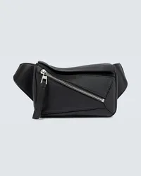 Loewe Marsupio Mini Puzzle in pelle Nero