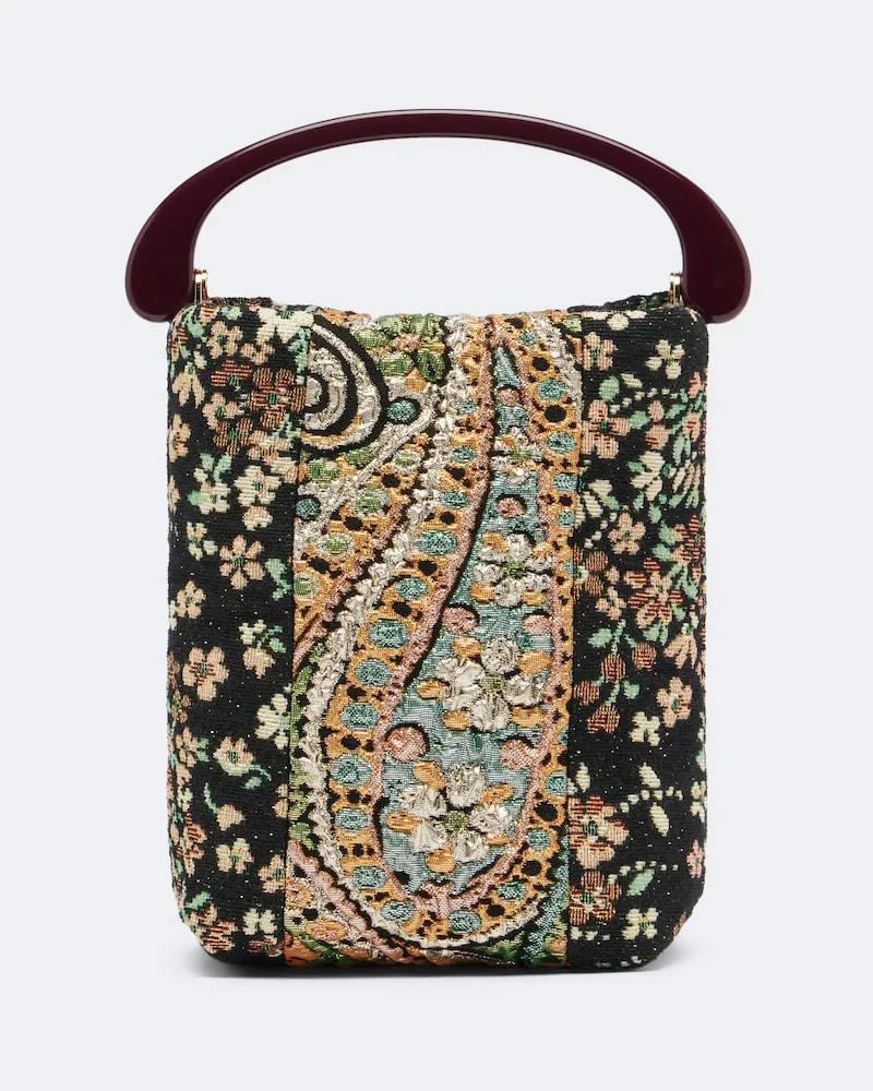 Dries van Noten Borsa Crisp Micro con stampa floreale Multicolore